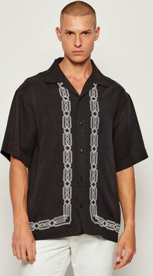 Koszula męska młodzieżowa na wiosnę HUGO ze sklepu: Gomez Fashion Store w kategorii: Koszule męskie - zdjęcie 874714-BD9-10338_BU255M000044001