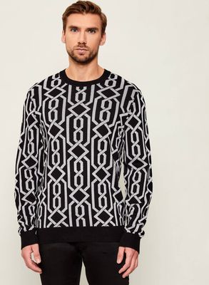 Sweter męski HUGO ze sklepu: Gomez Fashion Store w kategorii: Swetry męskie - zdjęcie 874714-BD9-10338_BU255M000153001