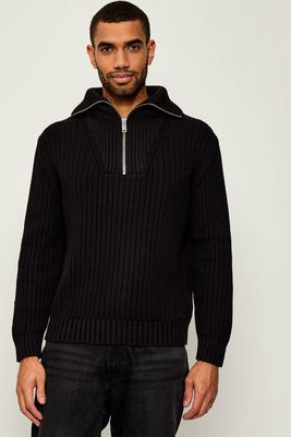 Sweter męski HUGO ze sklepu: Gomez Fashion Store w kategorii: Swetry męskie - zdjęcie 874714-BD9-10338_BU255M000154001