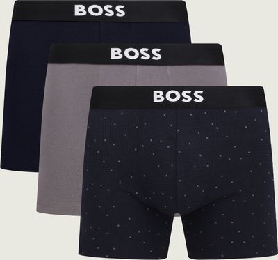 Majtki męskie z napisami BOSS BLACK ze sklepu: Gomez Fashion Store w kategorii: Majtki męskie - zdjęcie 874714-BD9-10338_BW255M000083980
