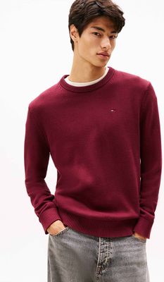 Tommy Jeans - Sweter męski casualowy ze sklepu: Gomez Fashion Store w kategorii: Swetry męskie - zdjęcie 874714-BD9-10338_TM255M000062Z89