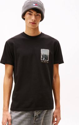 T-shirt męski młodzieżowy Tommy Jeans ze sklepu: Gomez Fashion Store w kategorii: T-shirty męskie - zdjęcie 874714-BD9-10338_TM255M000100D44