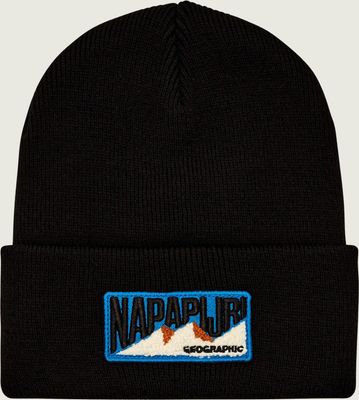 Czapka zimowa męska na jesień Napapijri ze sklepu: Gomez Fashion Store w kategorii: Czapki zimowe męskie - zdjęcie 874714-BD9-10338_NA255M000029925