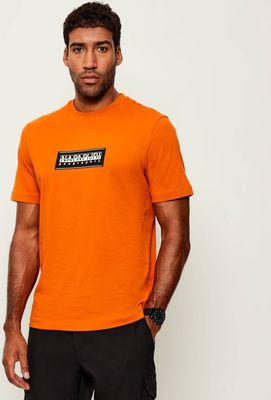 Napapijri - T-shirt męski na lato ze sklepu: Gomez Fashion Store w kategorii: T-shirty męskie - zdjęcie 874714-BD9-10338_NA255M000037991