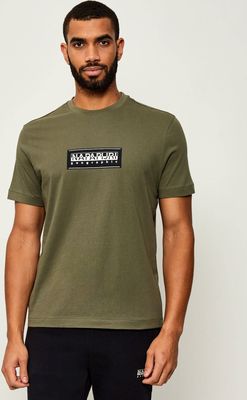 T-shirt męski na lato Napapijri ze sklepu: Gomez Fashion Store w kategorii: T-shirty męskie - zdjęcie 874714-BD9-10338_NA255M000037989