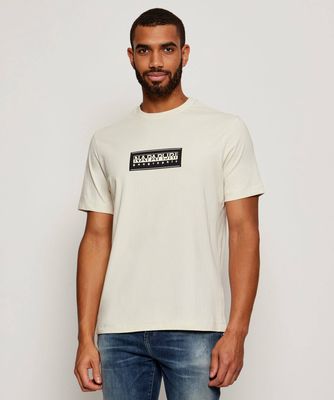 T-shirt męski na lato Napapijri ze sklepu: Gomez Fashion Store w kategorii: T-shirty męskie - zdjęcie 874714-BD9-10338_NA255M000037380