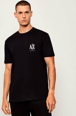 Armani Exchange - T-shirt męski casualowy ze sklepu: Gomez Fashion Store w kategorii: T-shirty męskie - zdjęcie 874714-BD9-10338_AX255M000077H50