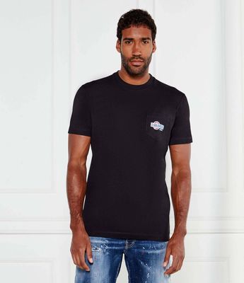 Dsquared2 - T-shirt męski letni ze sklepu: Gomez Fashion Store w kategorii: T-shirty męskie - zdjęcie 874714-BD9-10338_DQ254M000055900