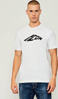 Dsquared2 - T-shirt męski na lato ze sklepu: Gomez Fashion Store w kategorii: T-shirty męskie - zdjęcie 874714-BD9-10338_DQ254M000064100