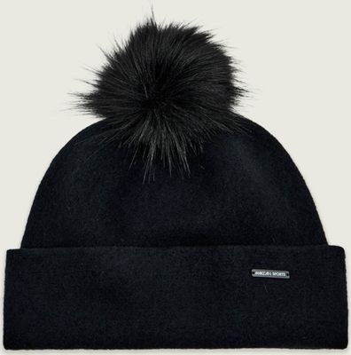 Czapka zimowa damska casual Marc Cain ze sklepu: Gomez Fashion Store w kategorii: Czapki zimowe damskie - zdjęcie 874714-BD9-10338_CR255W000062900