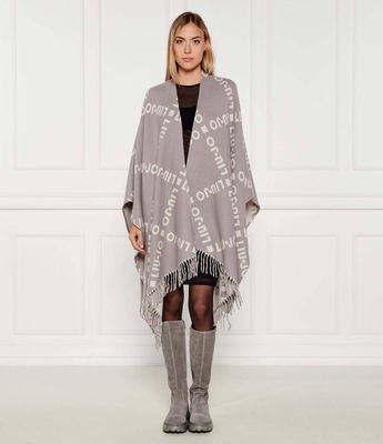 Ponczo eleganckie Liu Jo ze sklepu: Gomez Fashion Store w kategorii: Poncza - zdjęcie 874714-BD9-10338_LC255W000053T67