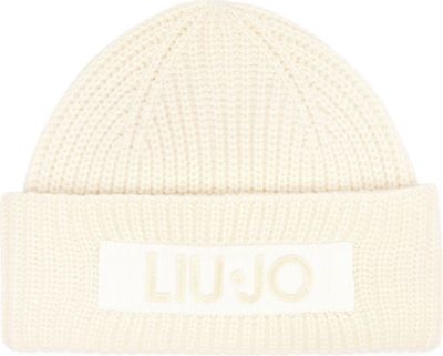 Liu Jo - Czapka zimowa damska elegancka ze sklepu: Gomez Fashion Store w kategorii: Czapki zimowe damskie - zdjęcie 874714-BD9-10338_LC255W000099701