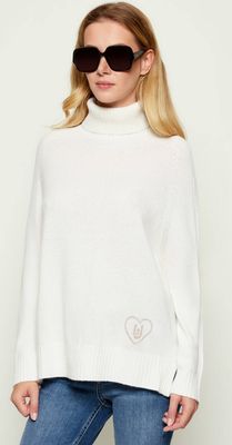 Sweter damski casual na zimę Liu Jo ze sklepu: Gomez Fashion Store w kategorii: Swetry damskie - zdjęcie 874714-BD9-10338_LJ255W000079701