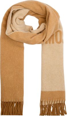 Szalik/chusta jesienny Moschino ze sklepu: Gomez Fashion Store w kategorii: Szaliki i chusty damskie - zdjęcie 874714-BD9-10338_MO255W000009003