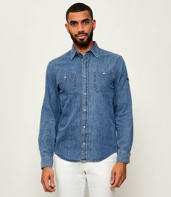 Koszula męska casual Paul&Shark ze sklepu: Gomez Fashion Store w kategorii: Koszule męskie - zdjęcie 874714-BD9-10338_PU255M000010013