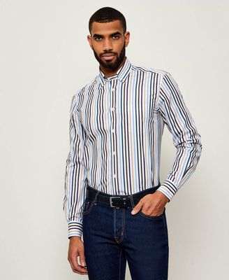Koszula męska jesienna Paul&Shark ze sklepu: Gomez Fashion Store w kategorii: Koszule męskie - zdjęcie 874714-BD9-10338_PU255M000034A13