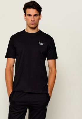 T-shirt męski casual EA7 ze sklepu: Gomez Fashion Store w kategorii: T-shirty męskie - zdjęcie 874714-BD9-10338_E7255M000080E35