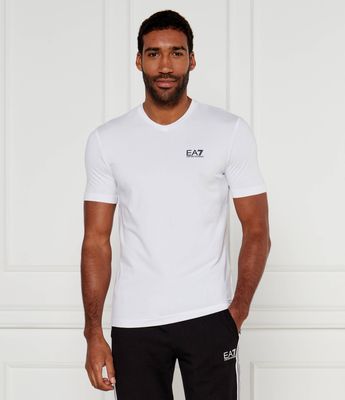 T-shirt męski na wiosnę EA7 ze sklepu: Gomez Fashion Store w kategorii: T-shirty męskie - zdjęcie 874714-BD9-10338_E7255M000203100