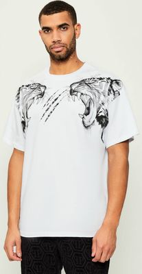 T-shirt męski sportowy Plein Sport ze sklepu: Gomez Fashion Store w kategorii: T-shirty męskie - zdjęcie 874714-BD9-10338_PS254M000016101