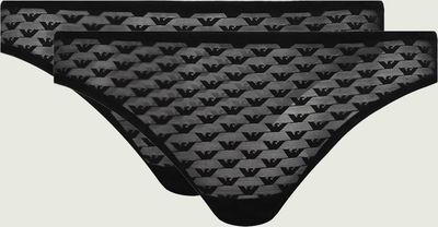 Majtki damskie na lato Emporio Armani ze sklepu: Gomez Fashion Store w kategorii: Majtki damskie - zdjęcie 874714-BD9-10338_EB255W000017R20
