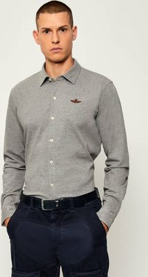 Koszula męska casual Aeronautica Militare ze sklepu: Gomez Fashion Store w kategorii: Koszule męskie - zdjęcie 874714-BD9-10338_AM254M000003003