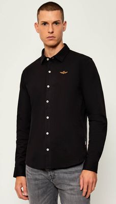 Aeronautica Militare - Koszula męska casual ze sklepu: Gomez Fashion Store w kategorii: Koszule męskie - zdjęcie 874714-BD9-10338_AM254M000003004