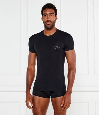 Piżama męska letni Emporio Armani ze sklepu: Gomez Fashion Store w kategorii: Piżamy męskie - zdjęcie 874714-BD9-10338_EA255M000100M13