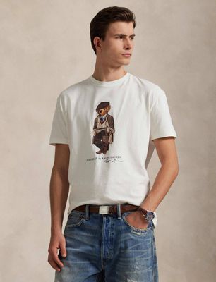 Polo Ralph Lauren - T-shirt męski w stylu młodzieżowym ze sklepu: Gomez Fashion Store w kategorii: T-shirty męskie - zdjęcie 874714-BD9-10338_PR255M00011652P