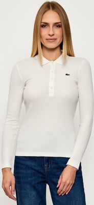 Bluzka damska sportowa bez wzorów Lacoste ze sklepu: Gomez Fashion Store w kategorii: Bluzki damskie - zdjęcie 874714-BD9-10338_LA255W000002129
