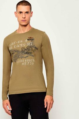T-shirt męski Aeronautica Militare ze sklepu: Gomez Fashion Store w kategorii: T-shirty męskie - zdjęcie 874714-BD9-10338_AM255M000015379