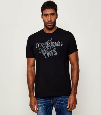 T-shirt męski letni Iceberg ze sklepu: Gomez Fashion Store w kategorii: T-shirty męskie - zdjęcie 874714-BD9-10338_II255M000029900