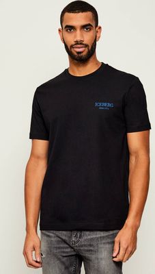 T-shirt męski letni Iceberg ze sklepu: Gomez Fashion Store w kategorii: T-shirty męskie - zdjęcie 874714-BD9-10338_II255M000031900