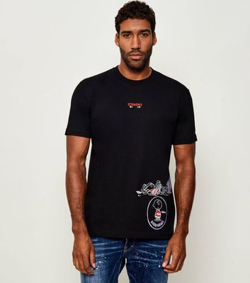 T-shirt męski na lato Iceberg ze sklepu: Gomez Fashion Store w kategorii: T-shirty męskie - zdjęcie 874714-BD9-10338_II255M000032900