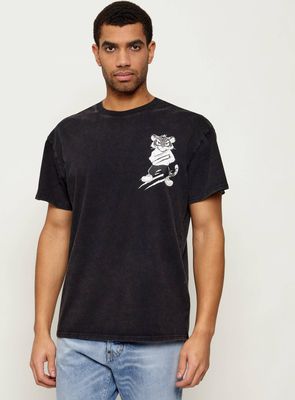 T-shirt męski na lato Plein Sport ze sklepu: Gomez Fashion Store w kategorii: T-shirty męskie - zdjęcie 874714-BD9-10338_PS255M000031102