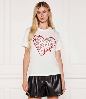 Bluzka damska wiosenna Desigual ze sklepu: Gomez Fashion Store w kategorii: Bluzki damskie - zdjęcie 874714-BD9-10338_DU255W000089065