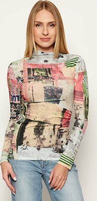 Sweter damski na zimę Desigual ze sklepu: Gomez Fashion Store w kategorii: Swetry damskie - zdjęcie 874714-BD9-10338_DU255W000078919