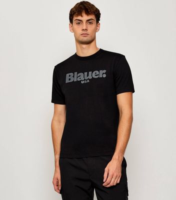 BLAUER - T-shirt męski ze sklepu: Gomez Fashion Store w kategorii: T-shirty męskie - zdjęcie 874714-BD9-10338_BF255M000015043