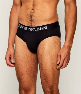 Majtki męskie z napisami Emporio Armani ze sklepu: Gomez Fashion Store w kategorii: Majtki męskie - zdjęcie 874714-BD9-10338_EB255M000015M13