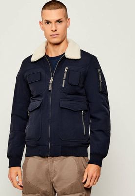 Kurtka męska casualowa jesienna Aeronautica Militare ze sklepu: Gomez Fashion Store w kategorii: Kurtki męskie - zdjęcie 874714-BD9-10338_AM255M000058374