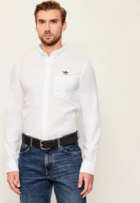 Koszula męska na wiosnę Aeronautica Militare ze sklepu: Gomez Fashion Store w kategorii: Koszule męskie - zdjęcie 874714-BD9-10338_AM255M000061002