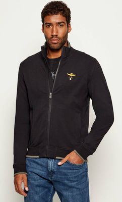 Bluza męska casual Aeronautica Militare ze sklepu: Gomez Fashion Store w kategorii: Bluzy męskie - zdjęcie 874714-BD9-10338_AM255M000062004
