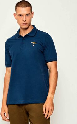 T-shirt męski na lato Aeronautica Militare ze sklepu: Gomez Fashion Store w kategorii: T-shirty męskie - zdjęcie 874714-BD9-10338_AM255M000086380