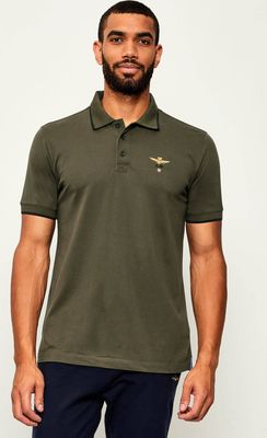 T-shirt męski na lato Aeronautica Militare ze sklepu: Gomez Fashion Store w kategorii: T-shirty męskie - zdjęcie 874714-BD9-10338_AM255M000086020