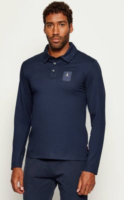 Aeronautica Militare - T-shirt męski zimowy ze sklepu: Gomez Fashion Store w kategorii: T-shirty męskie - zdjęcie 874714-BD9-10338_AM255M000088001