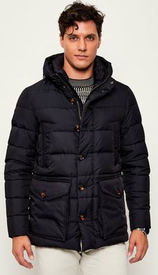 Kurtka męska casual MooRER ze sklepu: Gomez Fashion Store w kategorii: Kurtki męskie - zdjęcie 874714-BD9-10338_M3255M000006006