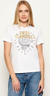 Bluzka damska na wiosnę Just Cavalli ze sklepu: Gomez Fashion Store w kategorii: Bluzki damskie - zdjęcie 874714-BD9-10338_CA255W000054005