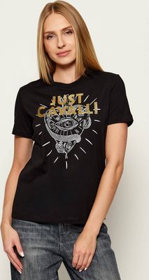Bluzka damska na zimę Just Cavalli ze sklepu: Gomez Fashion Store w kategorii: Bluzki damskie - zdjęcie 874714-BD9-10338_CA255W000054899