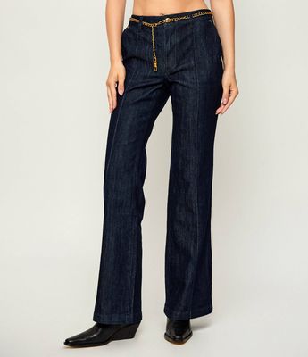 Jeansy damskie casualowe Michael Kors ze sklepu: Gomez Fashion Store w kategorii: Jeansy damskie - zdjęcie 874714-BD9-10338_MK255W000098976