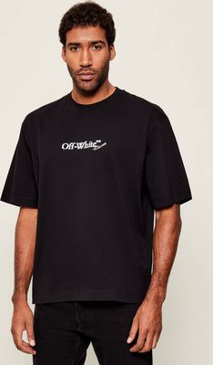 Off White - T-shirt męski na lato ze sklepu: Gomez Fashion Store w kategorii: T-shirty męskie - zdjęcie 874714-BD9-10338_OF255M000019006