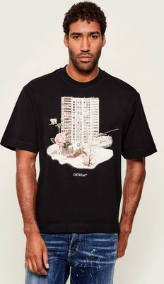 T-shirt męski na lato Off White ze sklepu: Gomez Fashion Store w kategorii: T-shirty męskie - zdjęcie 874714-BD9-10338_OF255M000024006